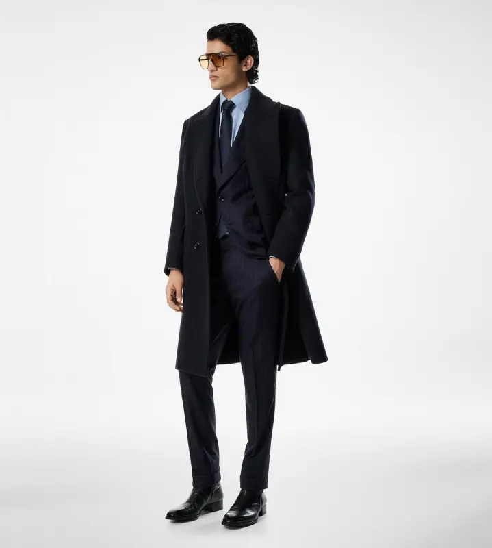 POLKA DOT KNITTED SILK TIE NAVY online